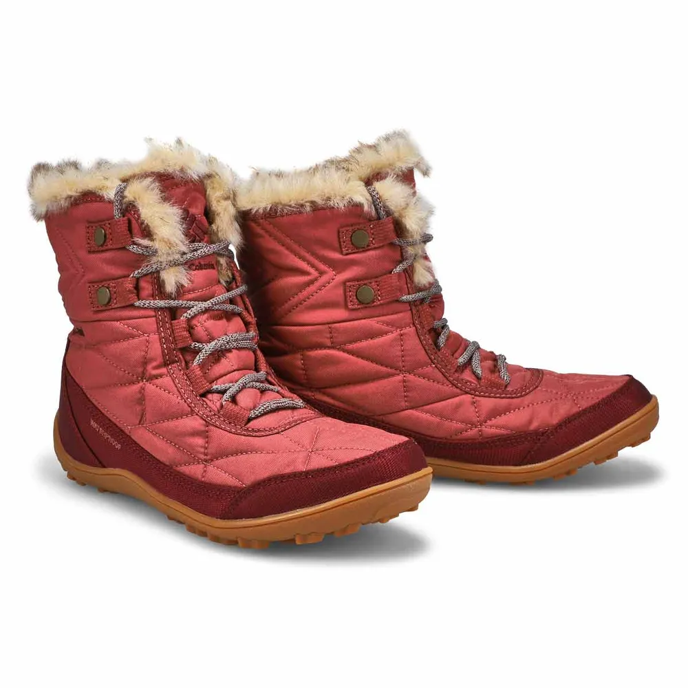 Womens Minx Shorty III Waterproof Winter Boot - Red