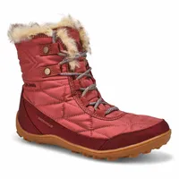 Womens Minx Shorty III Waterproof Winter Boot - Red