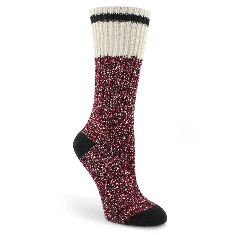 Womens Duray Work Sock - Red Marled