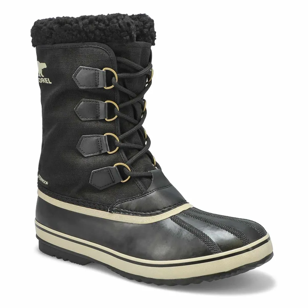 Mens 1964 Pac Nylon Waterproof Winter Boot - Black/Fossil