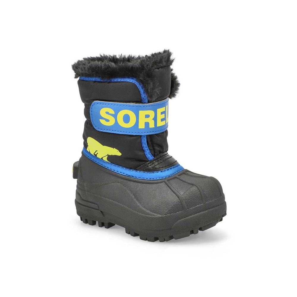 Infants Snow Commander Boot - Black/Blue