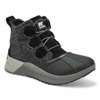 Womens OutN About III Waterproof Boot - Black/Grey