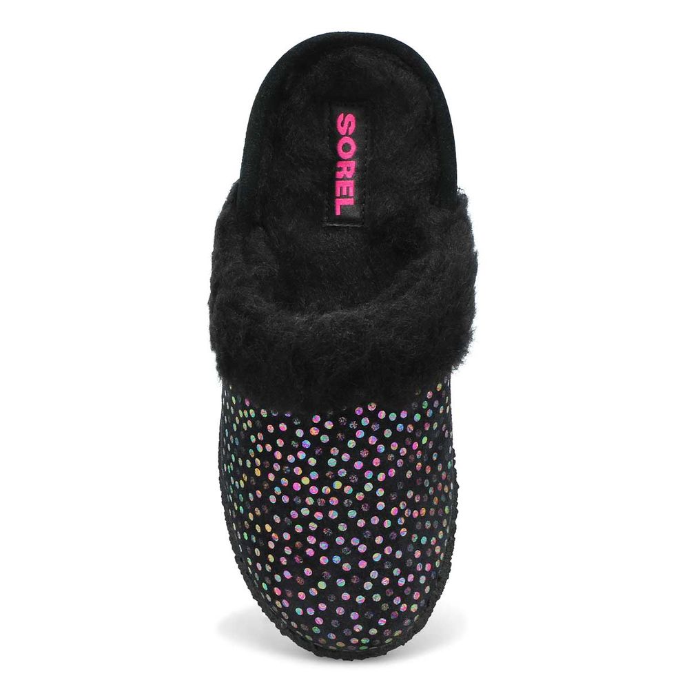 Girls Nakiska Slide II Slipper - Black