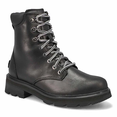 Womens Lennox Lace Stkd Waterproof Boot - Black