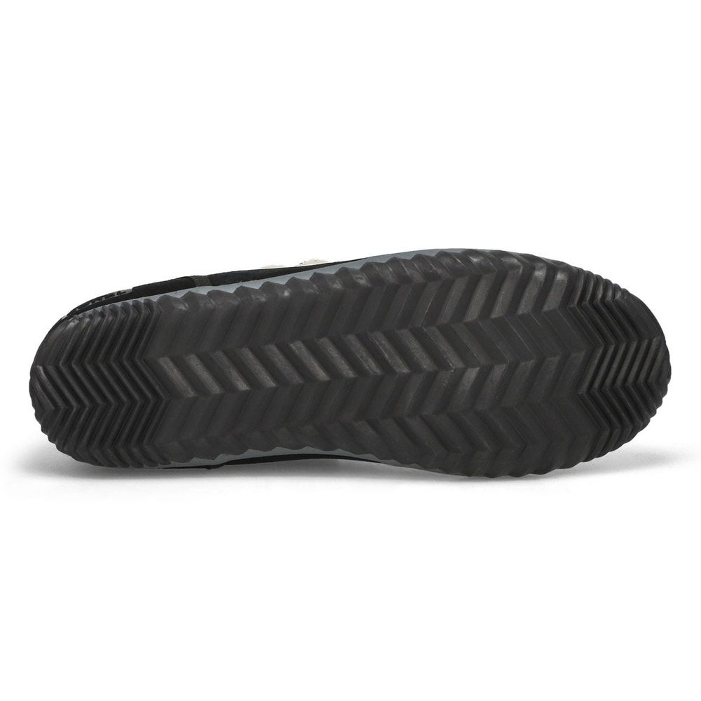 Mens Dude Moc Slipper - Grill/Black