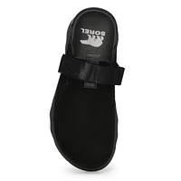 Womens Viibe Suede Casual Clog - Black/Sea Salt