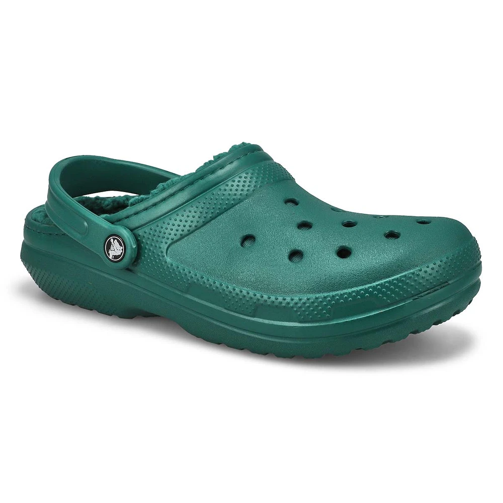 Mens Classic Lined Comfort Clog - Emerald