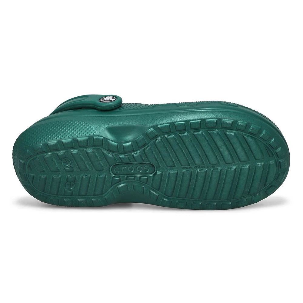 Womens  Classic Lined Comfort Clog - Emerald