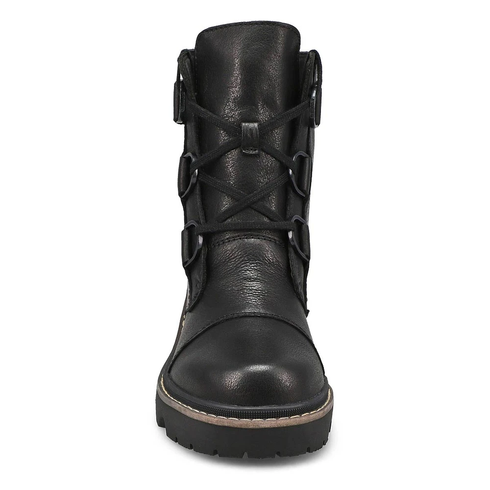 Womens Joan Now Lace Waterproof Boot - Black