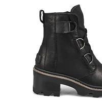 Womens Joan Now Lace Waterproof Boot - Black