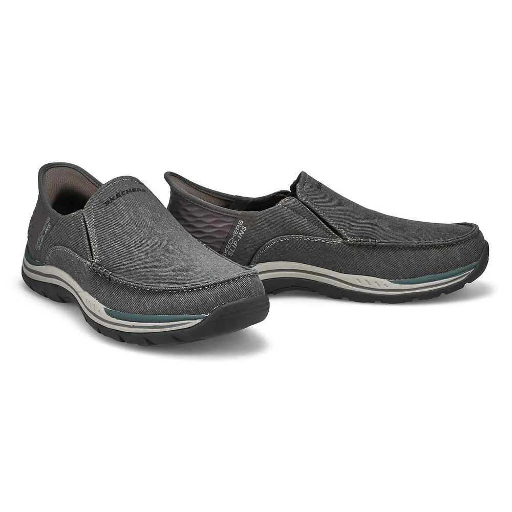 Mens Expected Slip-Ins Casual Shoe - Black