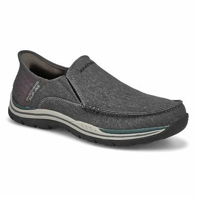 Mens Expected Slip-Ins Casual Shoe - Black