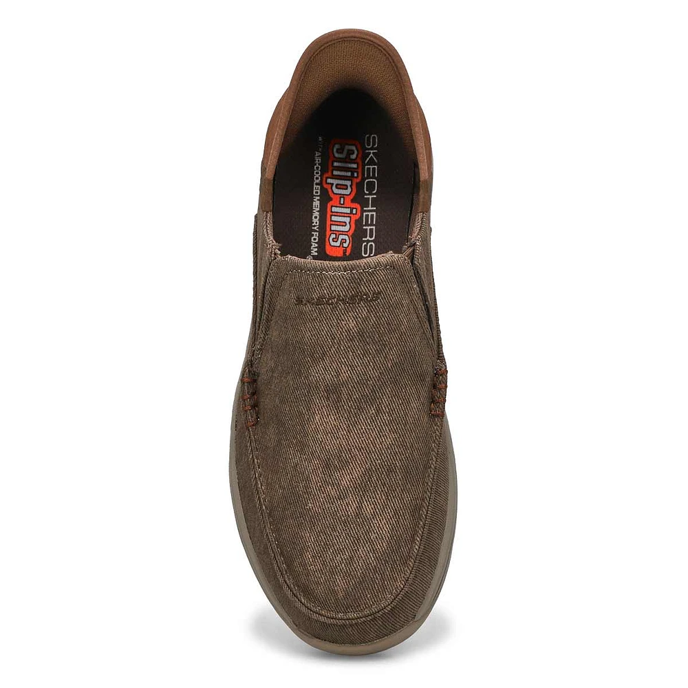 Mens Expected Slip-Ins Casual Shoe - Brown