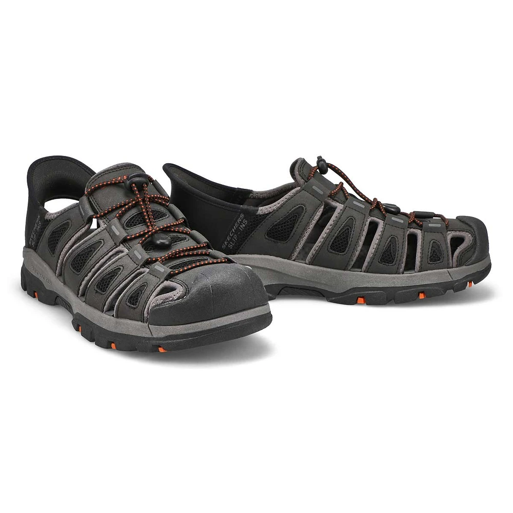 Mens Tresmen Norvick Slip-Ins Fisherman Sandal - Black