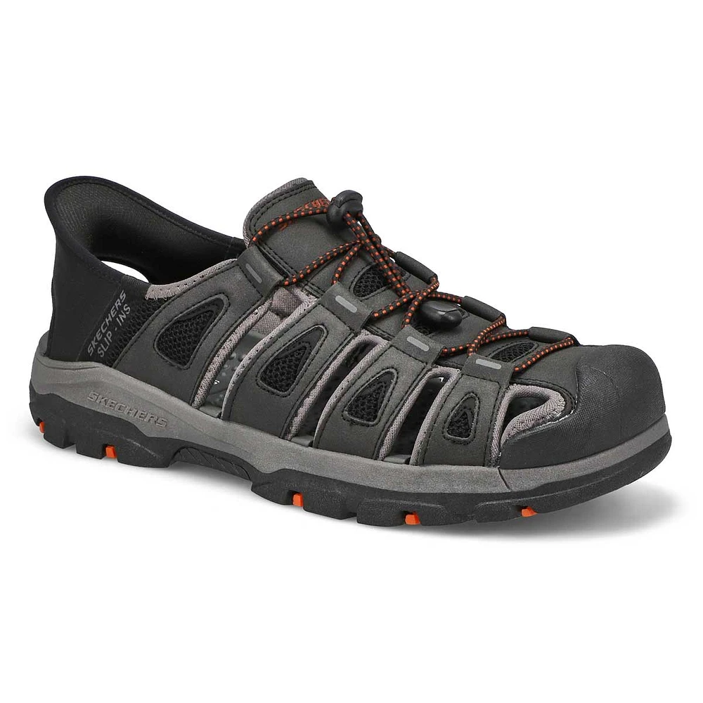 Mens Tresmen Norvick Slip-Ins Fisherman Sandal - Black