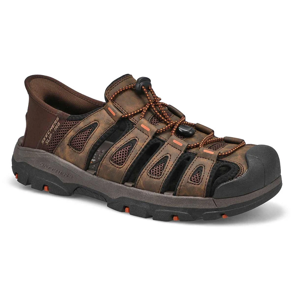 Mens Tresmen Norvick Slip-Ins Fisherman Sandal - Chocolate