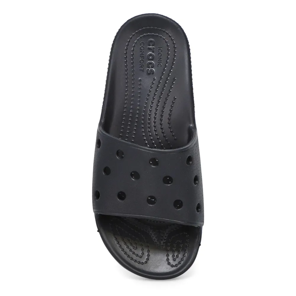 Womens Classic Crocs Slide Sandal - Black