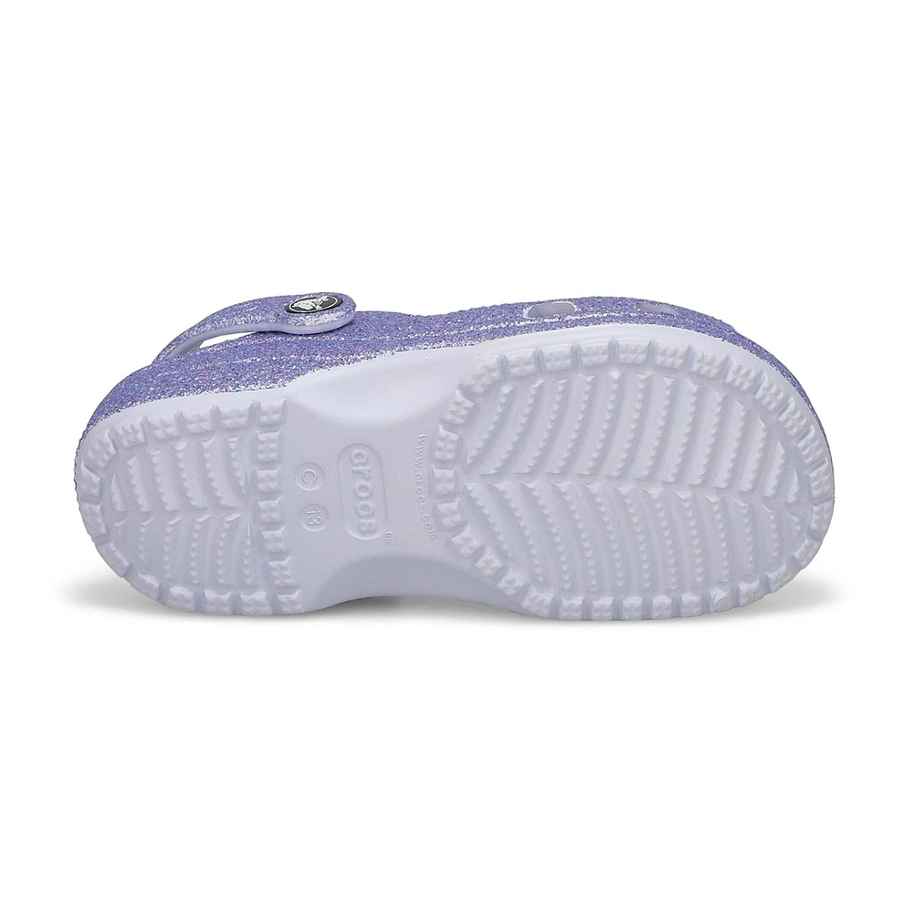 Kids  Classic Glitter EVA Comfort Clog - Frosted