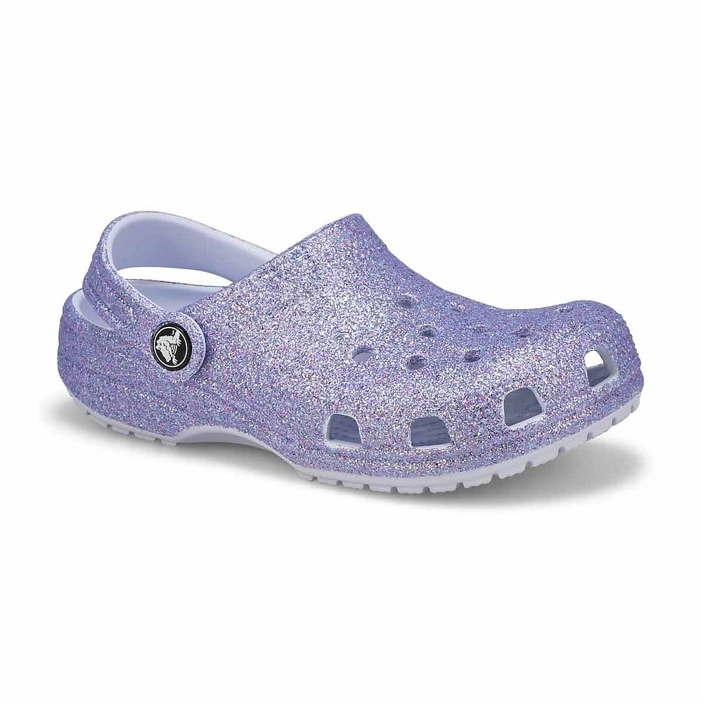 Kids  Classic Glitter EVA Comfort Clog - Frosted