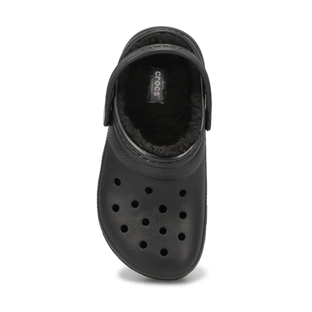 Kids Classic Lined Comfort Clog - Black/Black