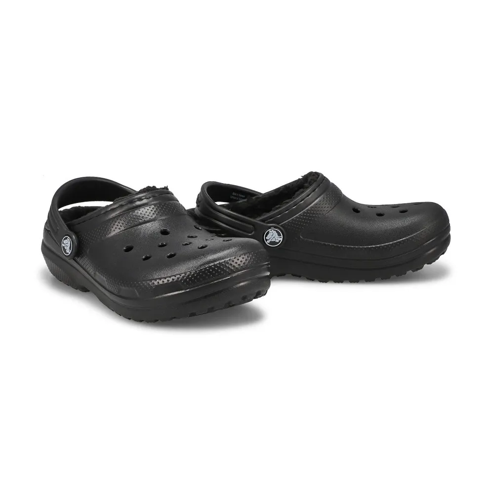 Kids Classic Lined Comfort Clog - Black/Black