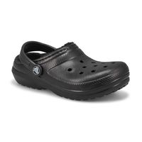 Kids Classic Lined Comfort Clog - Black/Black