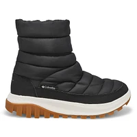 Womens Snowtrot Mid Waterproof Winter Boot - Black/Sea Salt