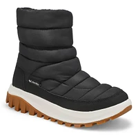 Womens Snowtrot Mid Waterproof Winter Boot - Black/Sea Salt