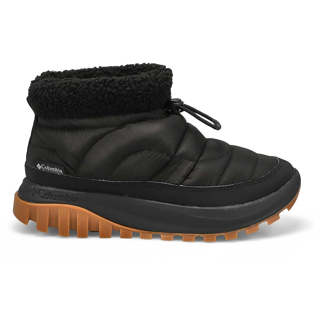 Womens Snowtrot Shorty Winter Boot - Black/Sea Salt