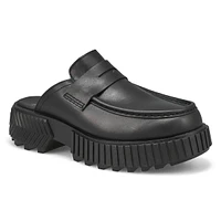 Womens  ONA Ave Slip On Casual Loafer - Black/Jet