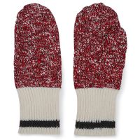 Womens Duray Marled Mitten - Red/Black