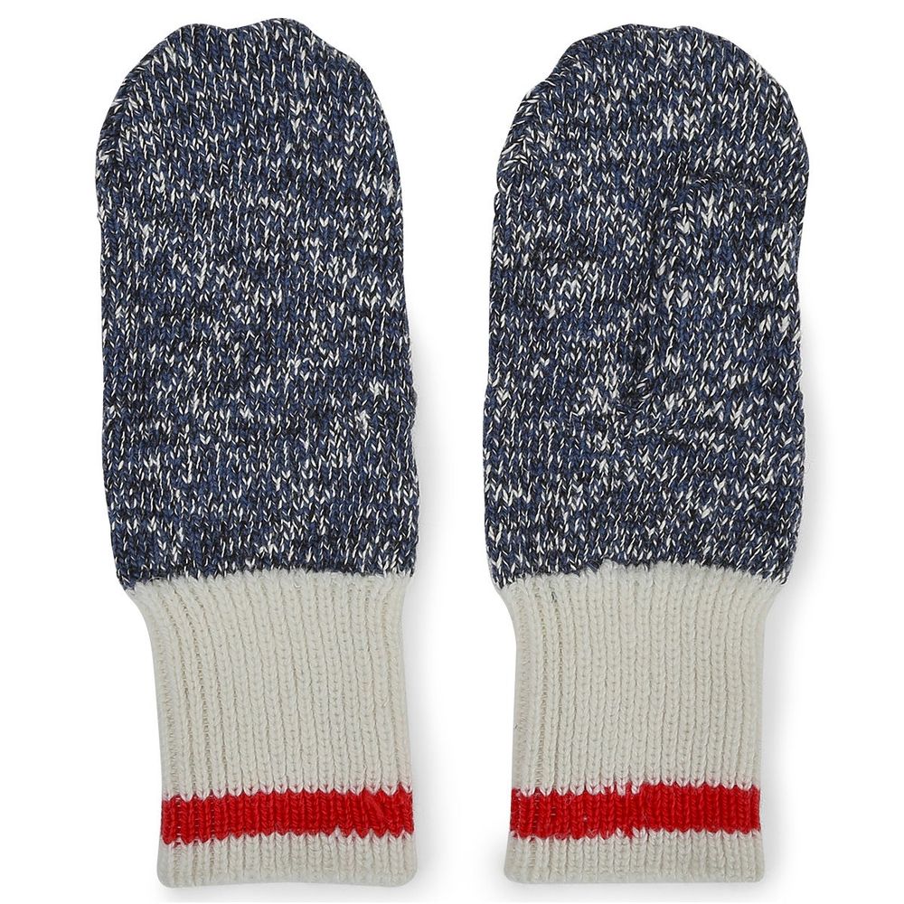 Womens Duray Marled Mitten - Blue/Red