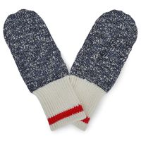 Womens Duray Marled Mitten - Blue/Red