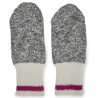 Womens Duray Marled Mitten - Grey/Pink