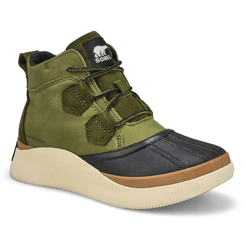 Womens Out N About IV Waterproof Boot - Utility Green/Black