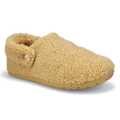 Womens Classic Cozy Slipper Clog - Wheat