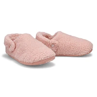 Womens  Classic Cozy Slipper Clog - Pink Clay