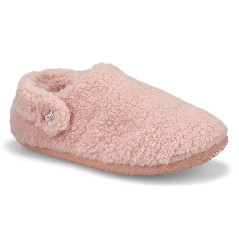 Womens  Classic Cozy Slipper Clog - Pink Clay