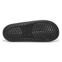 Womens  Classic Crocs Slide Sandal - Black