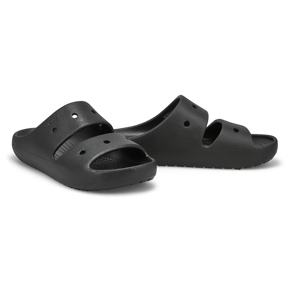 Womens  Classic Crocs Slide Sandal - Black