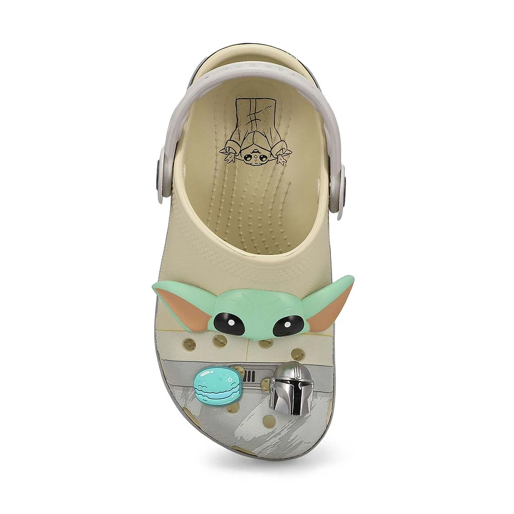 Kids  Classic Grogu Clog - Grey