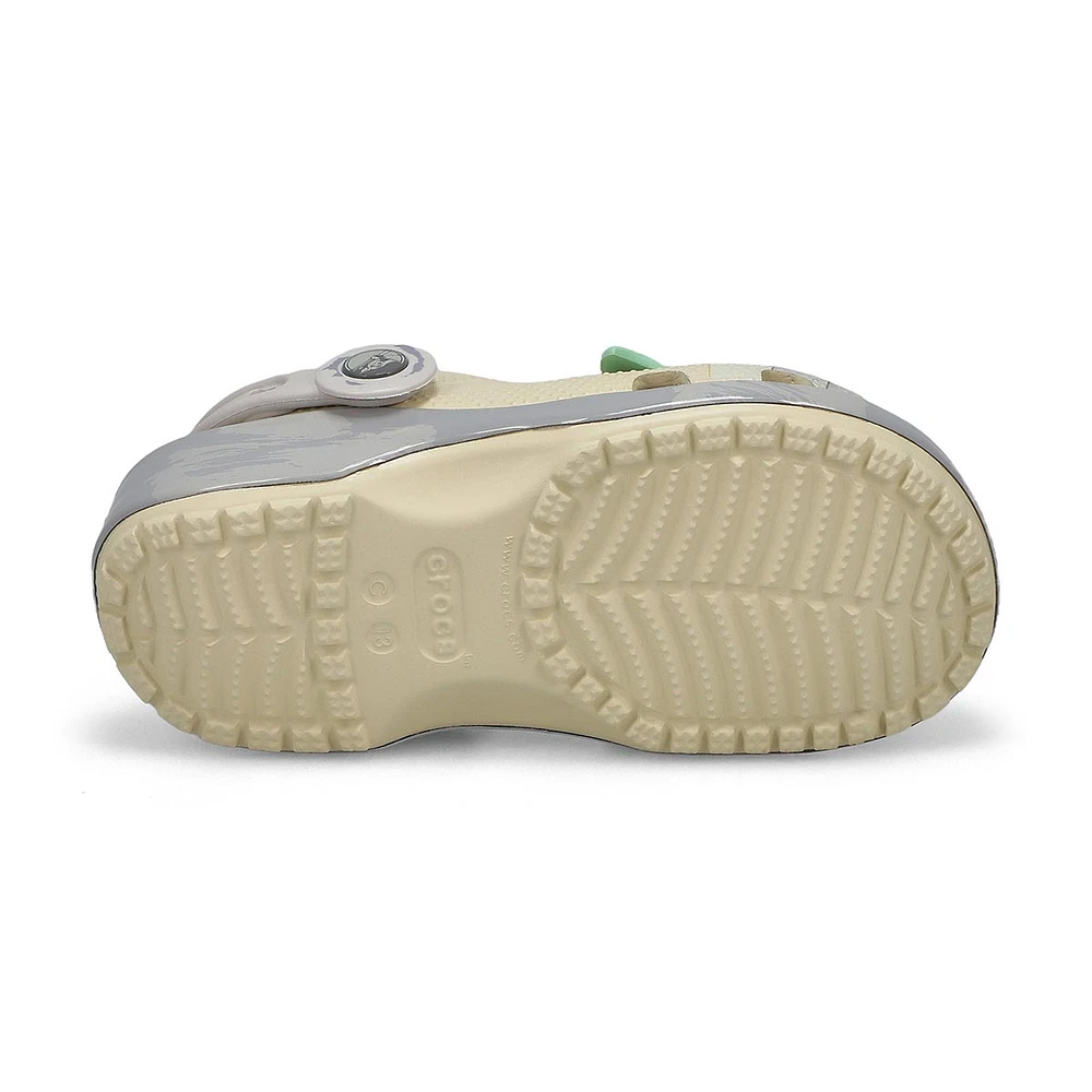 Kids  Classic Grogu Clog - Grey