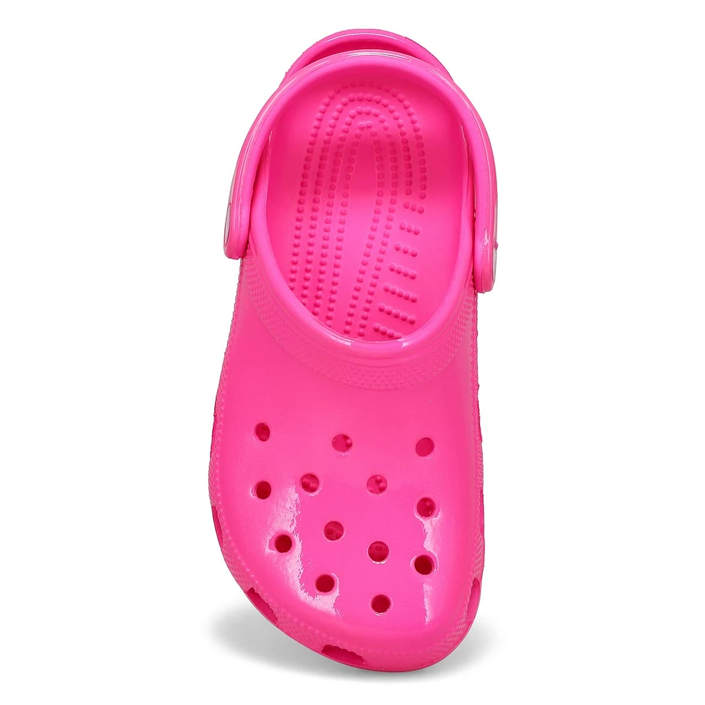 Womens Classic Neon Highlighter Clog - Pink Crush