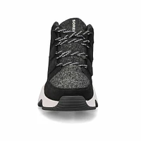 Womens Kinetic Impact Caribou Plus Waterproof Boot - Black/Sea Salt