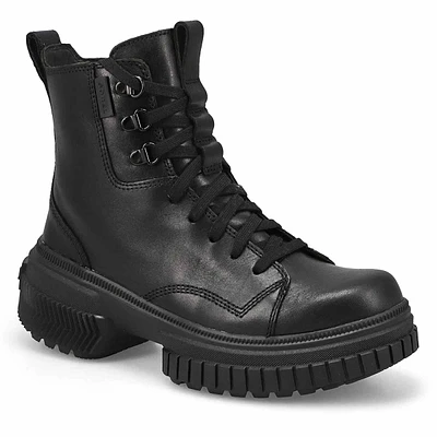 Womens ONA Ave Lace Up Waterproof Boot - Black/Black