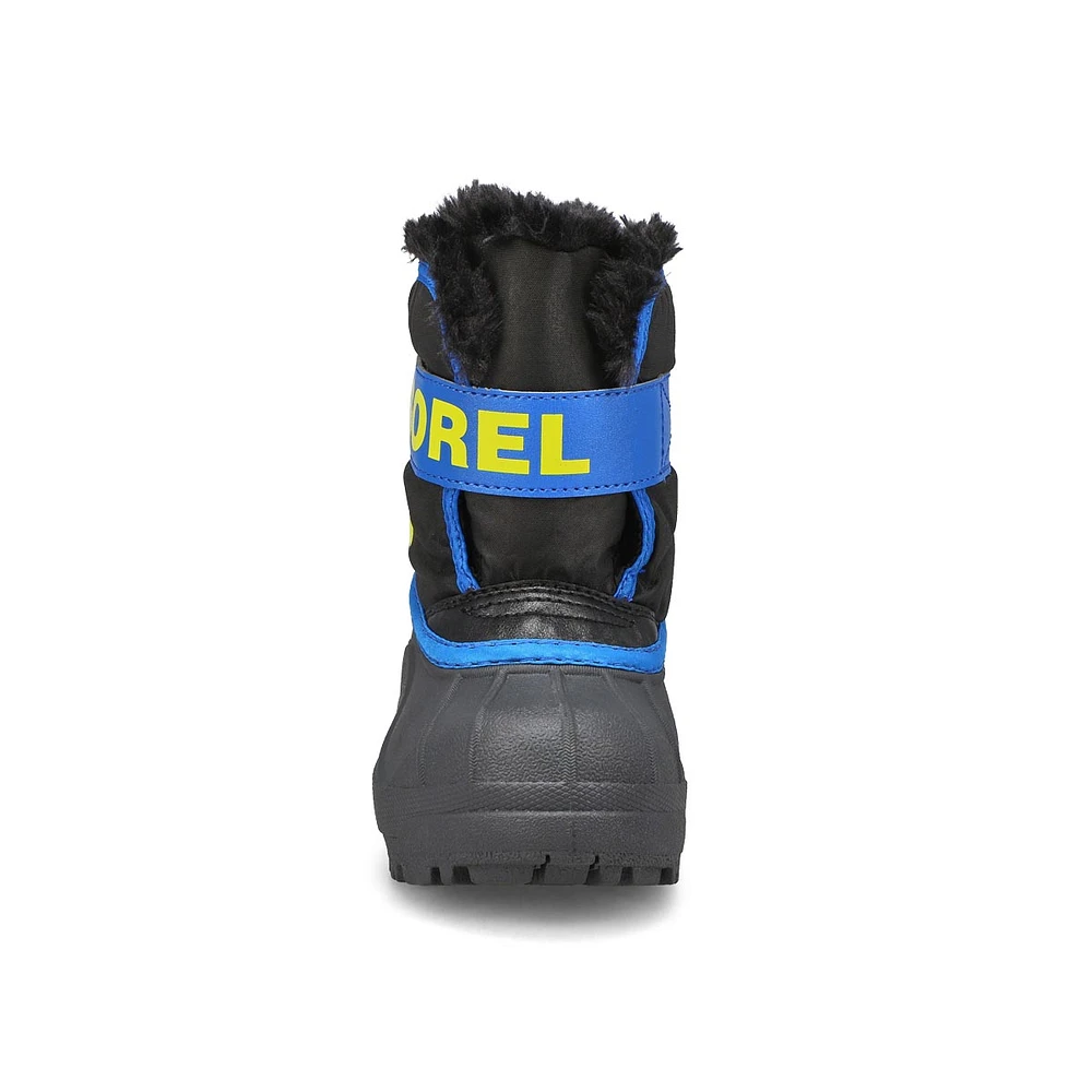 Infants Snow Commander Boot - Black/Super Blue