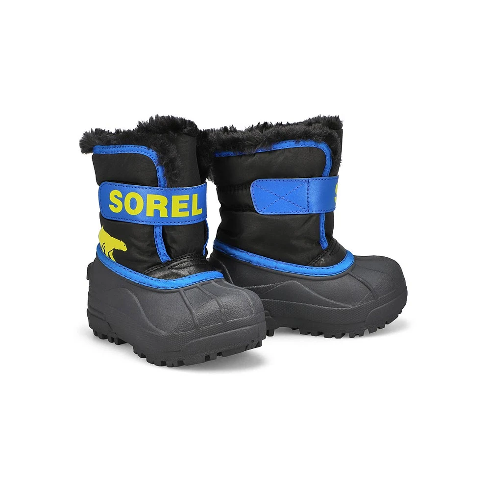 Infants Snow Commander Boot - Black/Super Blue