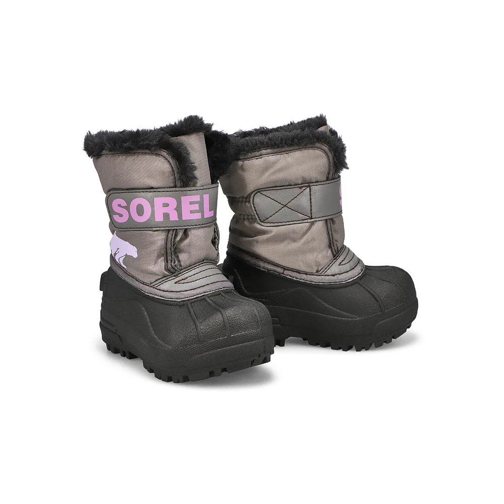 Infants  Snow Commander Winter Boot - Chrome Grey/Euphoric Lilac