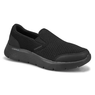 Mens Go Walk Flex Request Sneaker - Black/Black