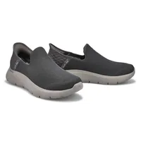 Mens Go Walk Flex Slip-Ins Sneaker - Dark Grey